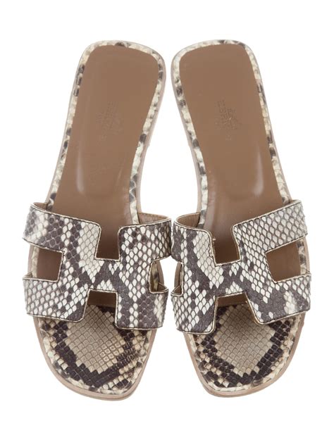 are the hermes sandals comfortable|hermes snakeskin sandals.